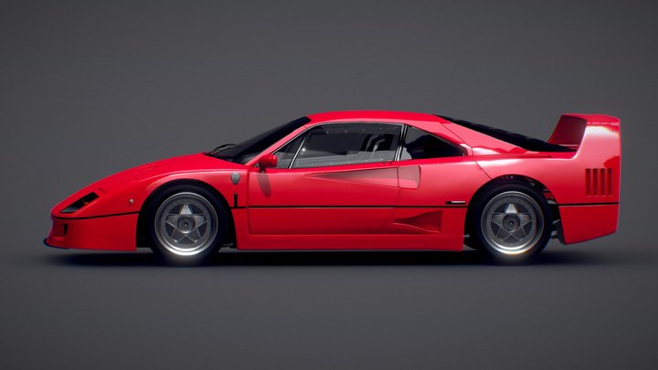 Ferrari f40 3D Model