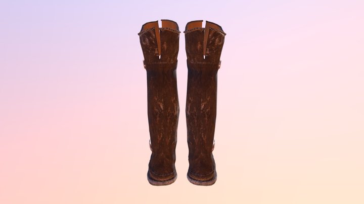 Archer's Boots 3D Model