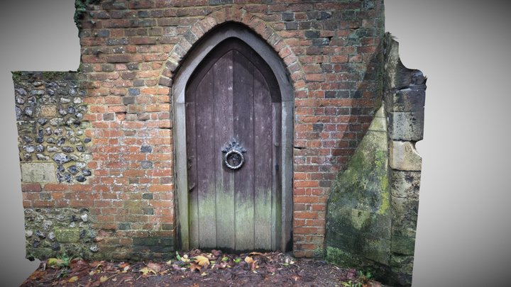 Gothic Doorway 3D Model