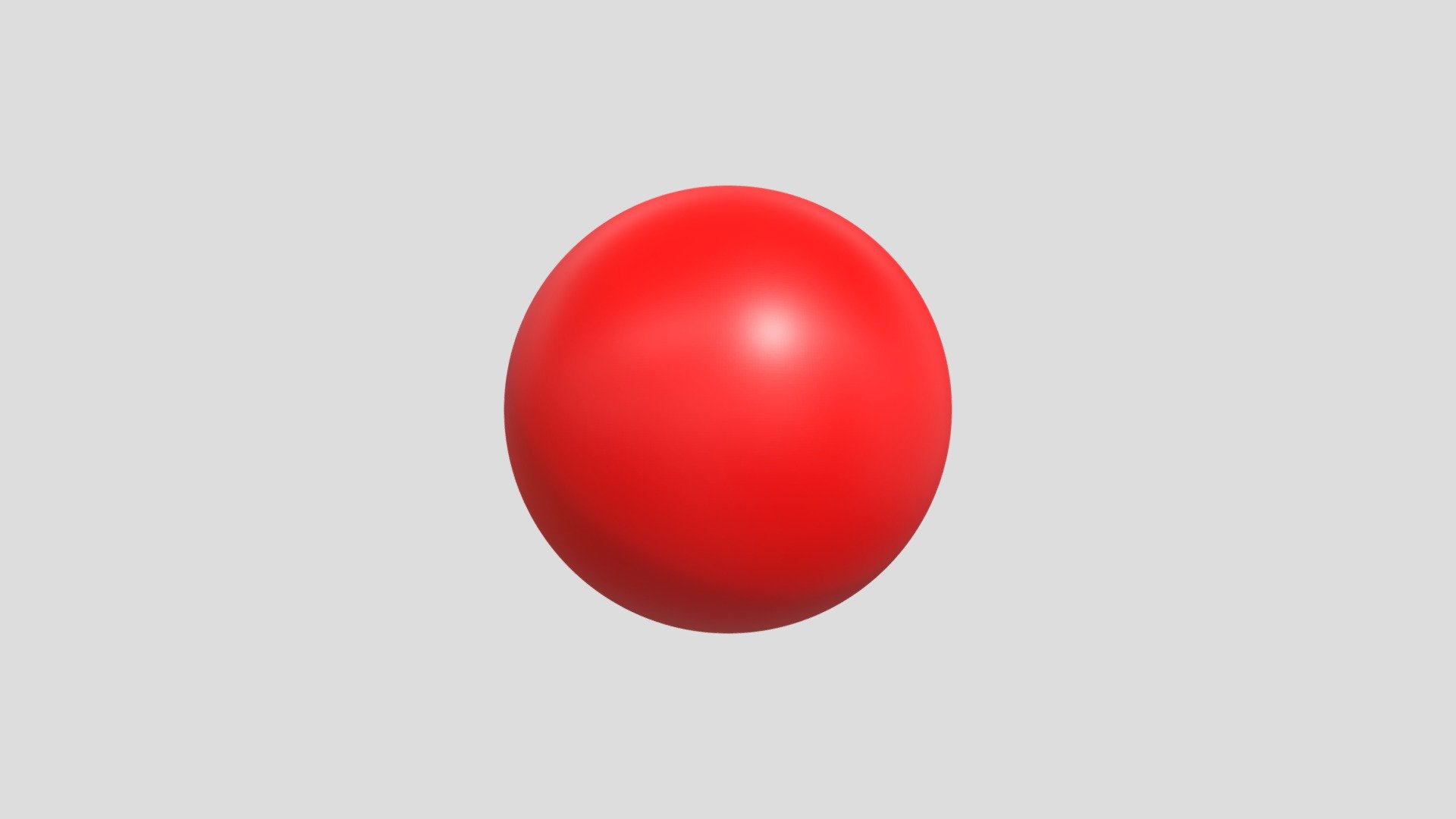 Red ball - 3D model by ArchanS (@ArchanS) [52a750b]
