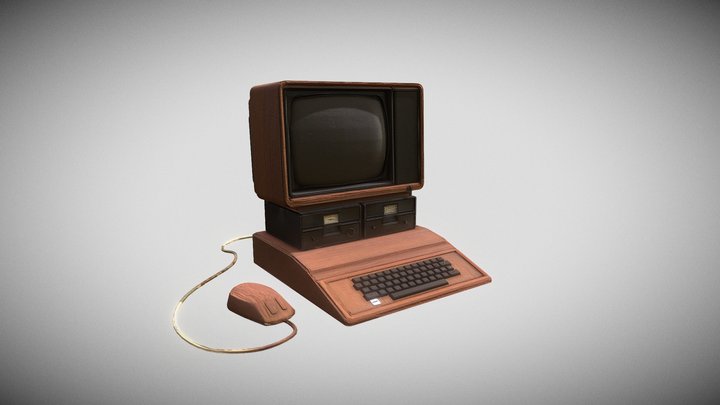 1970s CRT Television Set — Game-Ready