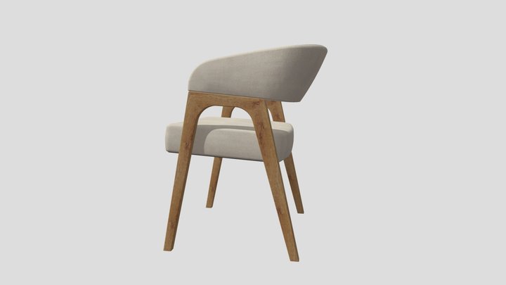 Стул кресло из массива дерева – Free 3D Model STL