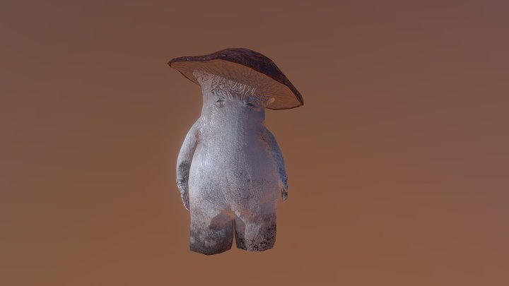 DS fanart mushroom 3D Model