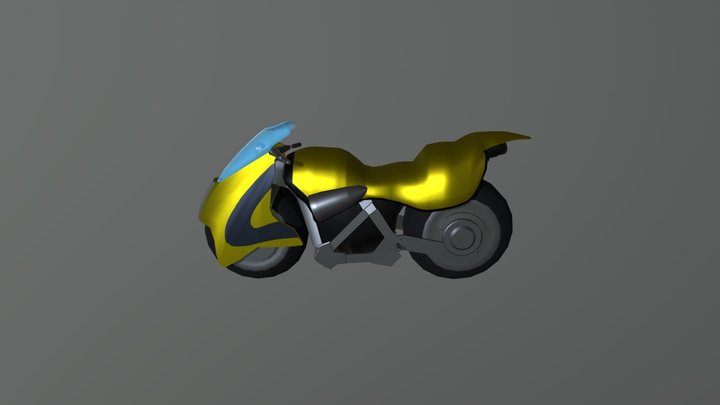 Bumblebee Bike from RWBY 3D Model