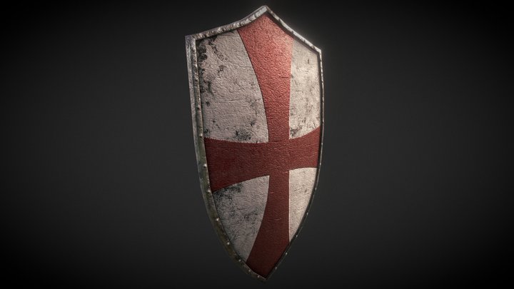 Heater Shield - Game Ready Asset 3D Model