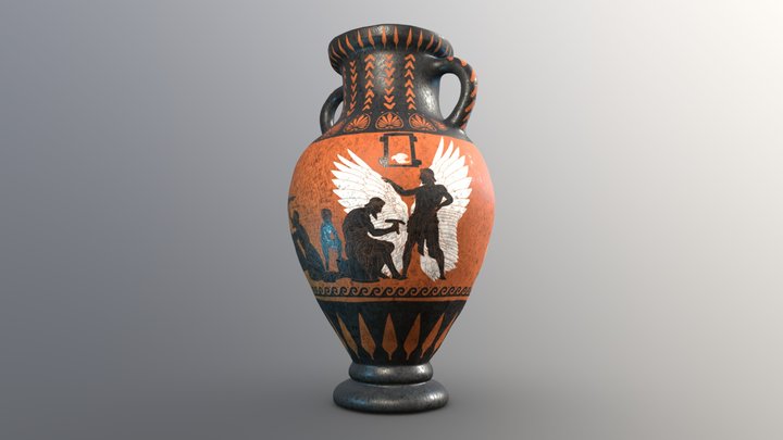 Ancient Greek Vase 3D Model