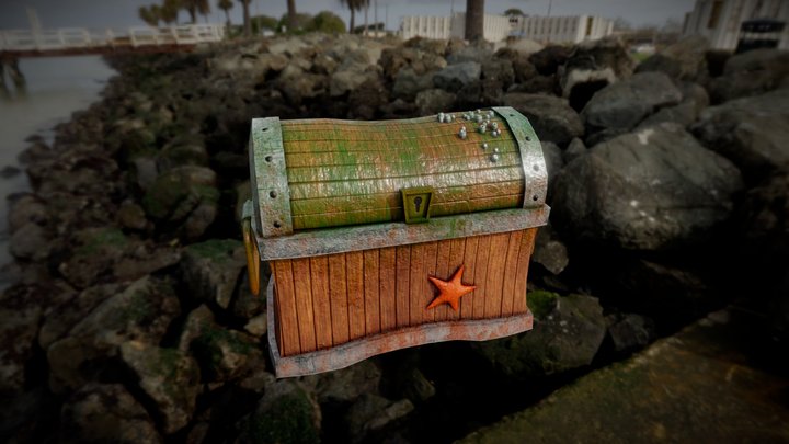 Treasure Chest 3D Model
