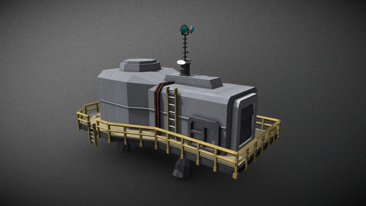 Lethal Company shuttle 3D Model