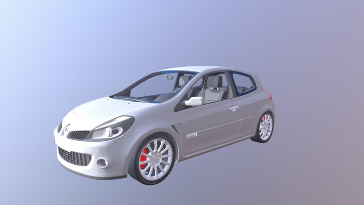 Renault Clio Sport 3D Model