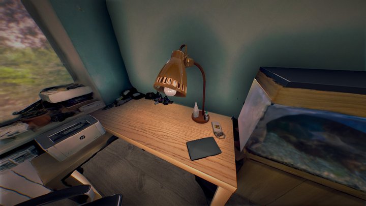 My room. Crappy but FREE – Modello 3D gratuito STL