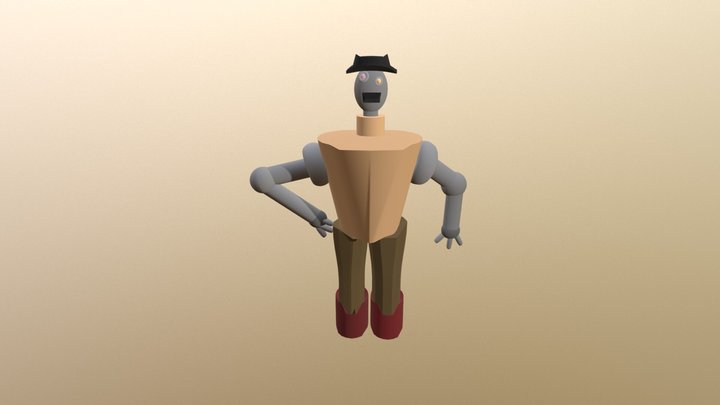 El Jefe robot 3D Model