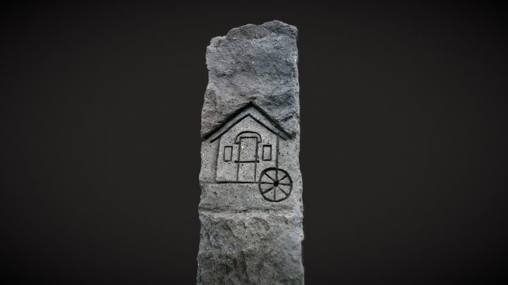 Marco do Museu do Trigo 3D Model