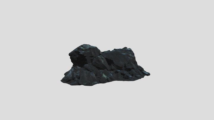 Low Poly Alpine Rocks 4