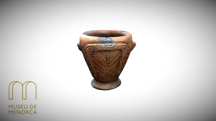 Vas de fons alt-sa Mola-segles III-II aC 3D Model