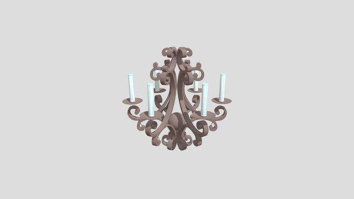 люстра 3D Model