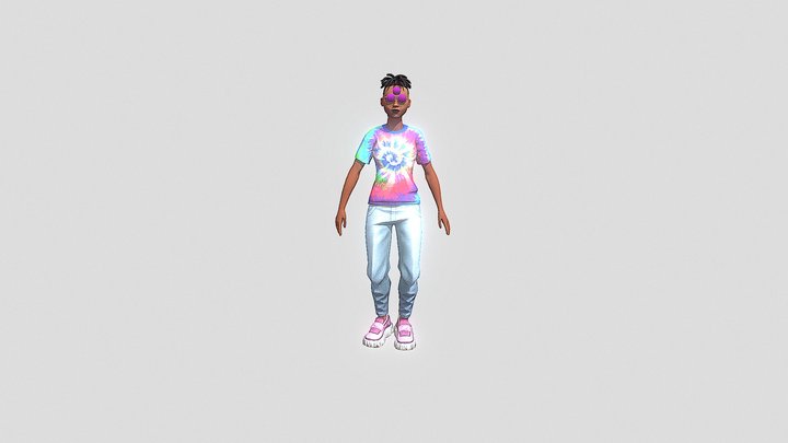 22block metatation dance 3D Model