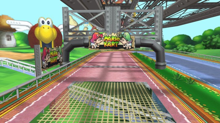DS DSi - Mario Kart DS - GCN Baby Park 3D Model
