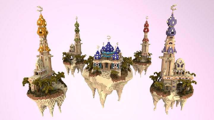 Arab - SkyPvP Map 3D Model