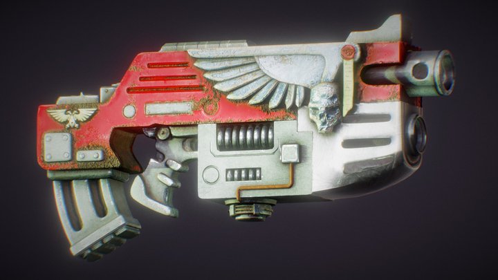 Plasma Gun 3D Model