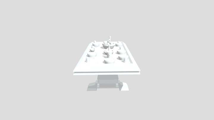 Gabriel_Tavern_Table 3D Model