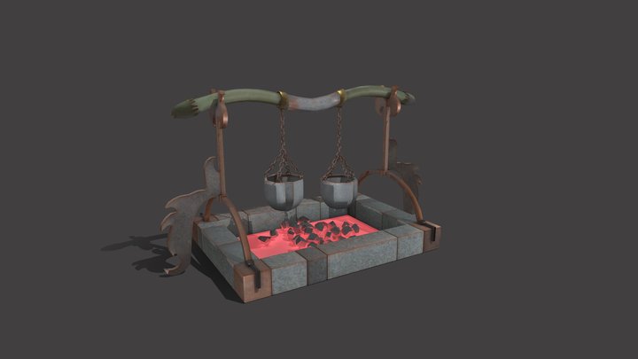 Fire Pit 3D Model
