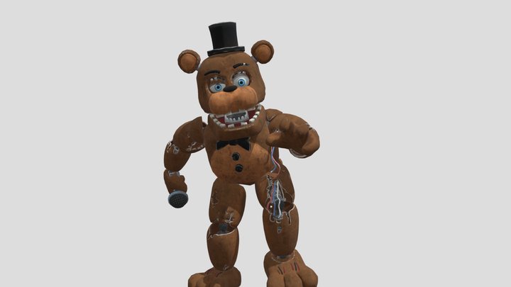 Withered Freddy || Forsaken AR 3D Model
