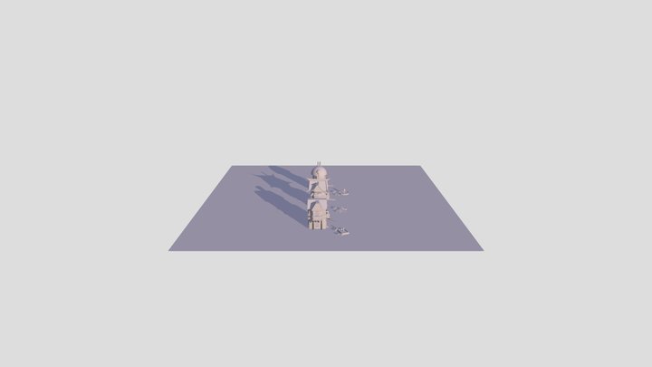 [HW XYZ School] shadow2 3D Model