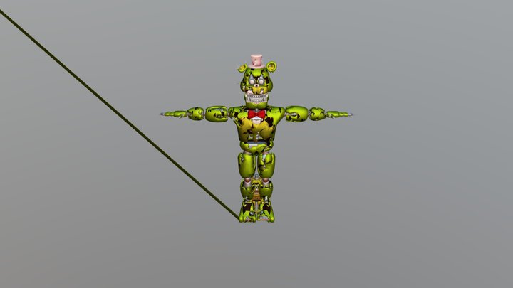 Nightmare freddy 3D Model