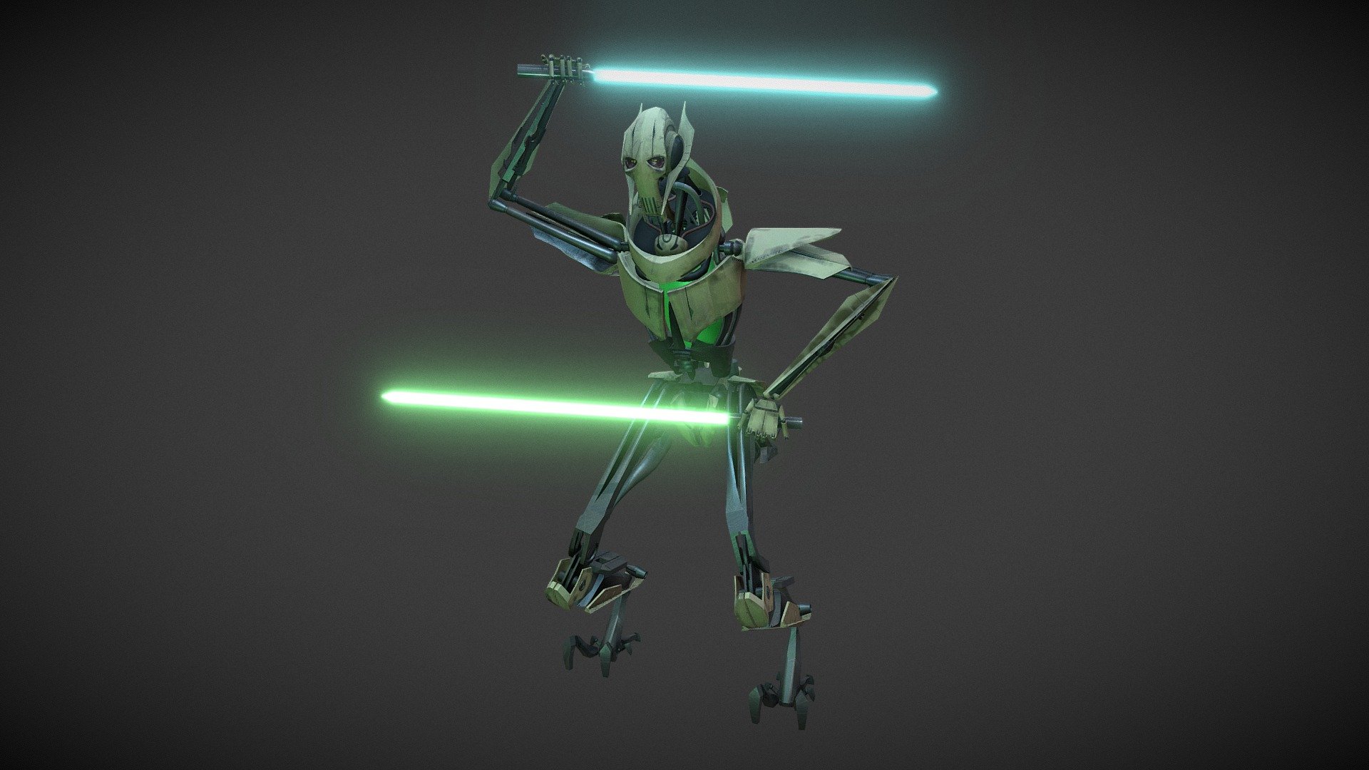 General Grievous - Star Wars - Buy Royalty Free 3D model by Derek ...