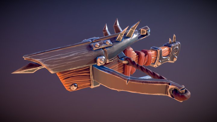 Crossbow - Warcraft Prop 3D Model
