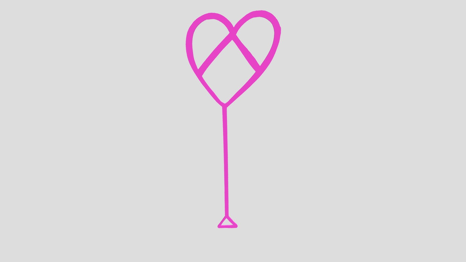 Heart Bubble Wand