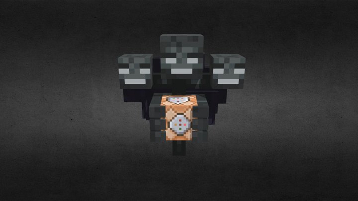 Wither Storm Phase1 With Animation 3D Model