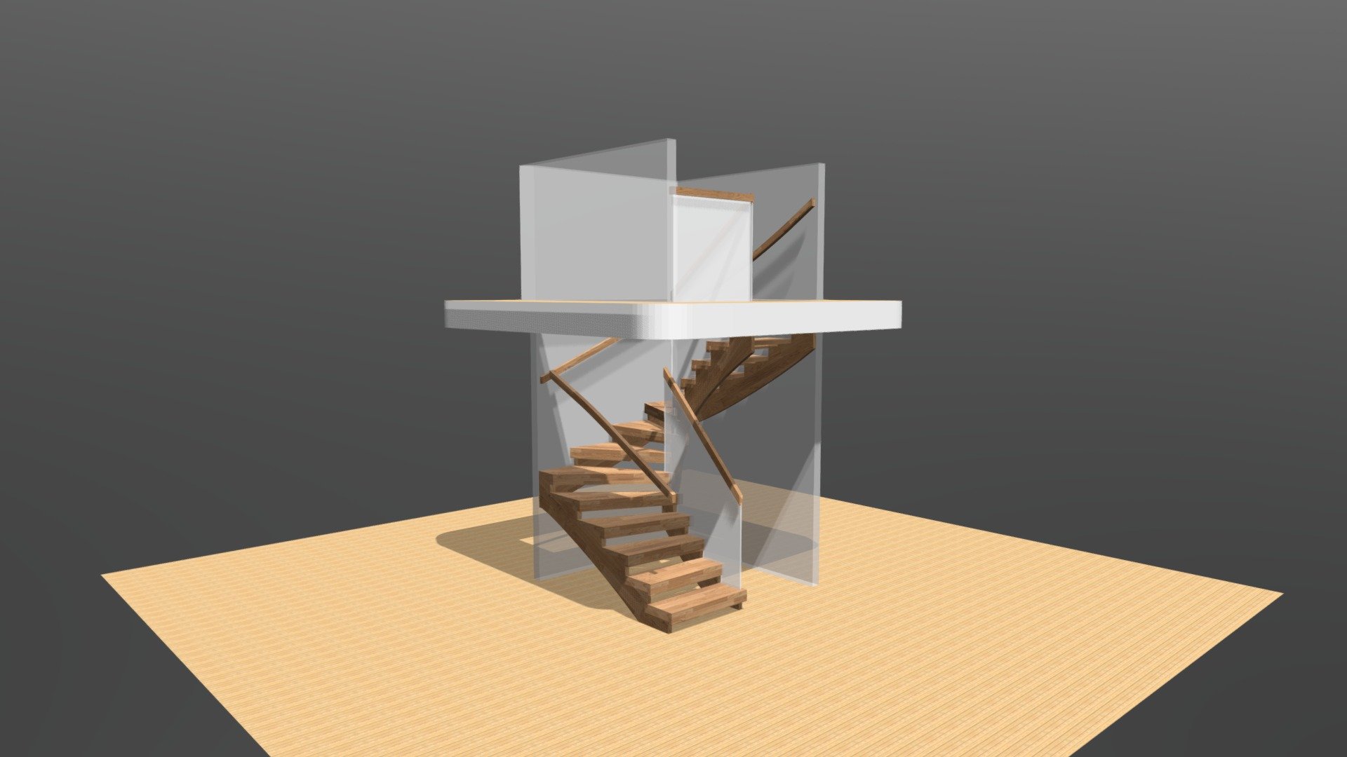 Trapp massiv nese med glass - Download Free 3D model by Trappemakeren ...