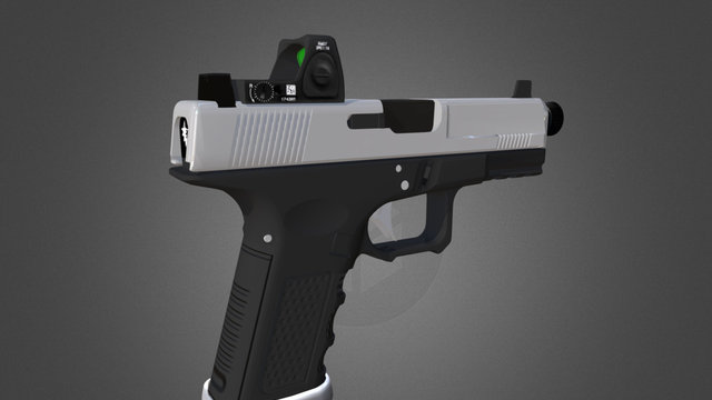 TWC - Custom Gun A 3D Model