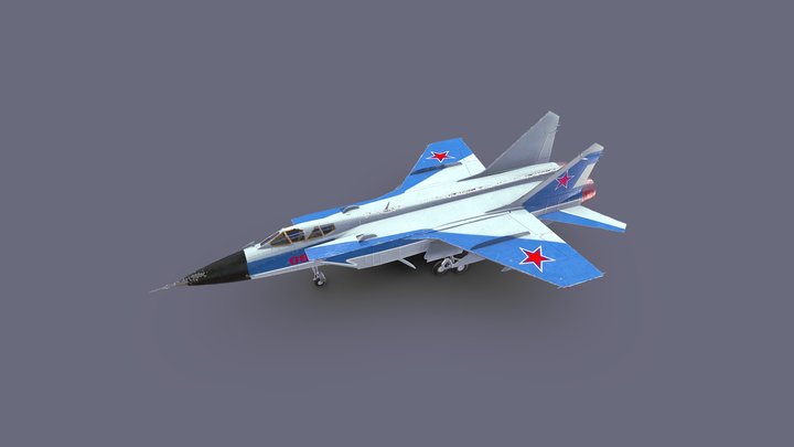 Mikoyan MiG-31 3D Model