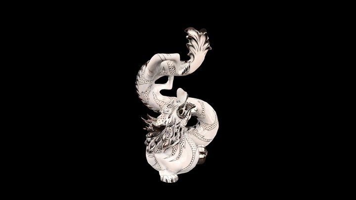 Ascending dragon, openwork - 15999091A-PT 3D Model