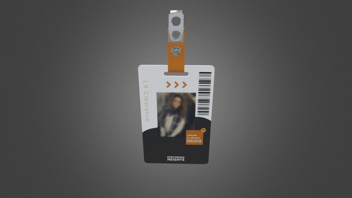 ID Badge 3D Model