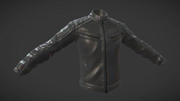 Leather Jacket 3D Model