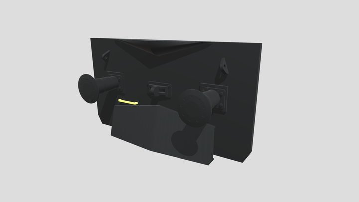 Front frame plow for HŽ 2062 0XX 3D Model