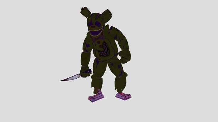 New retro SpringTrap [SHOWCASE] 3D Model