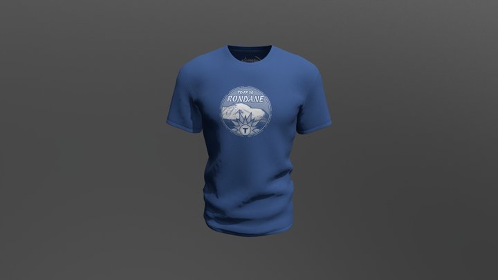 Camisa - T-shirt_Rondane 3D Model