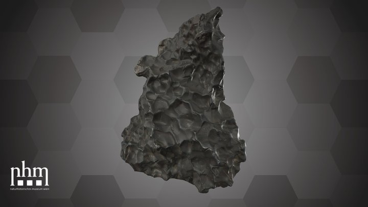 Hraschina Meteorite (NHMW-MIN-A2) – Free 3D Model STL