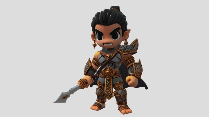 Warrior Thailand 3D Model