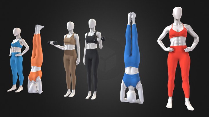 Maniquies - Yoga 6X - HUNYUAN – Modelo 3D gratuito STL