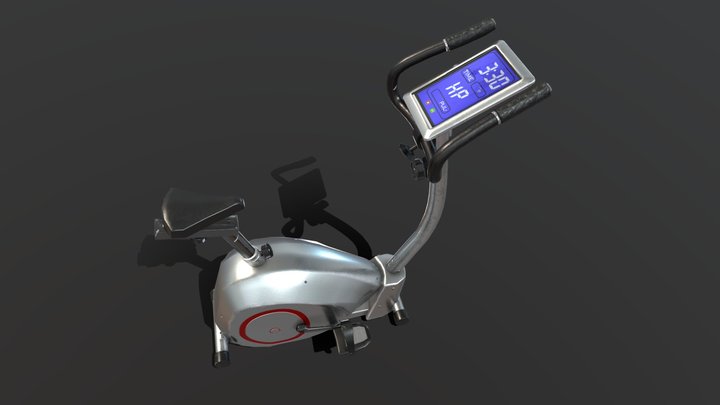 Stationary Bike 3D Model
