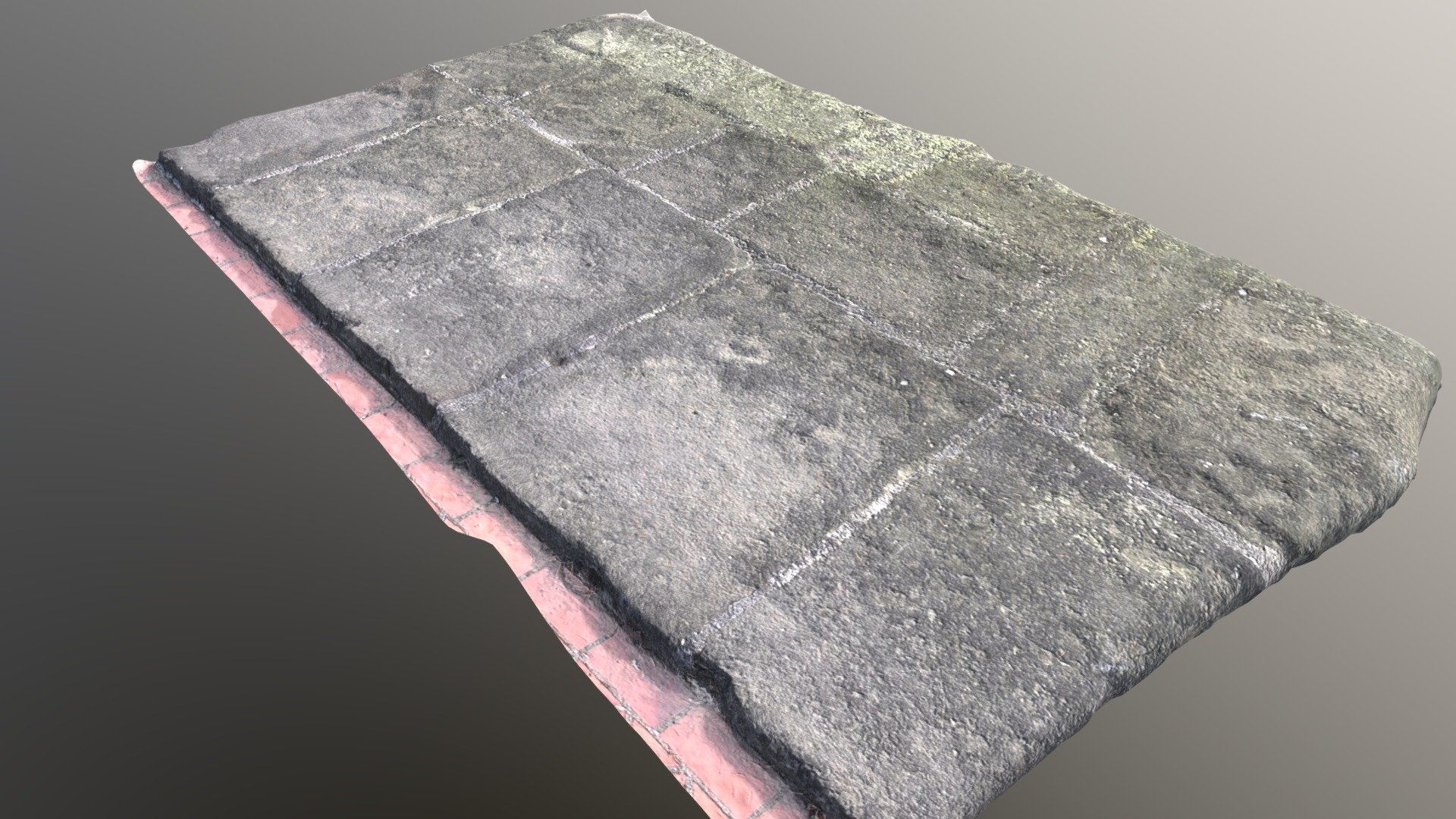 Mossy Courtyard Floor