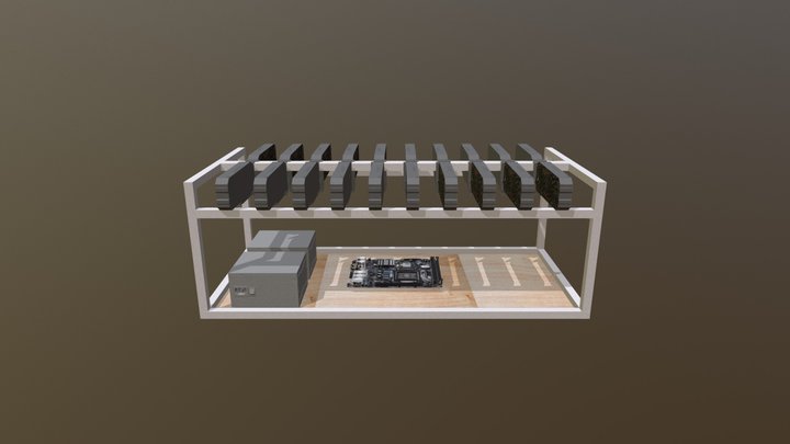 Mining Rig ver.2 3D Model