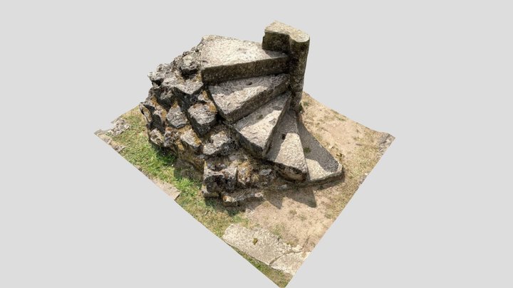 Remains of a staircase 3D Model