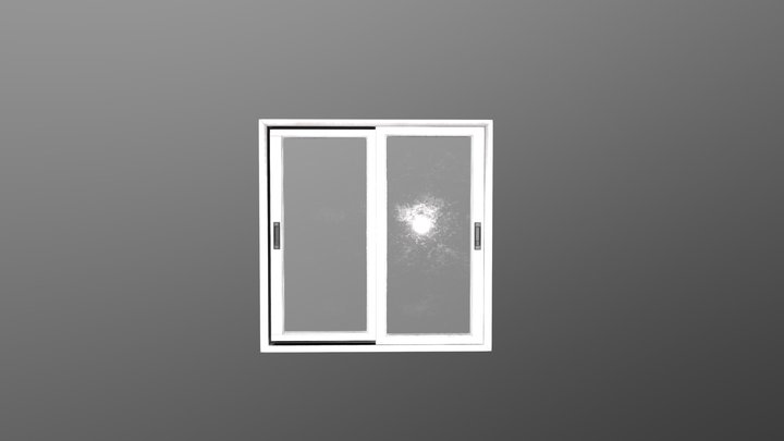 Aluminium Windows-Sliding 3D Model