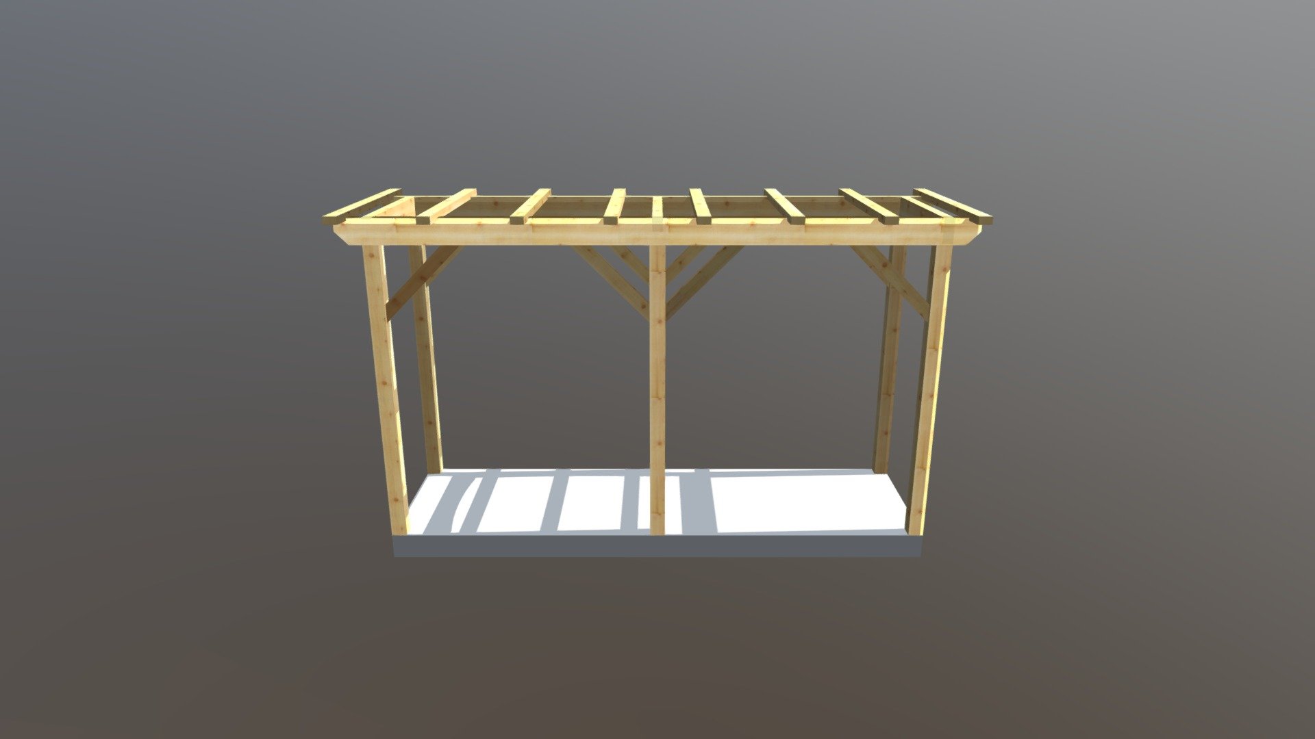 Laubengang xml 3D Model By B sing Zimmerei GmbH Mbuesing1974 